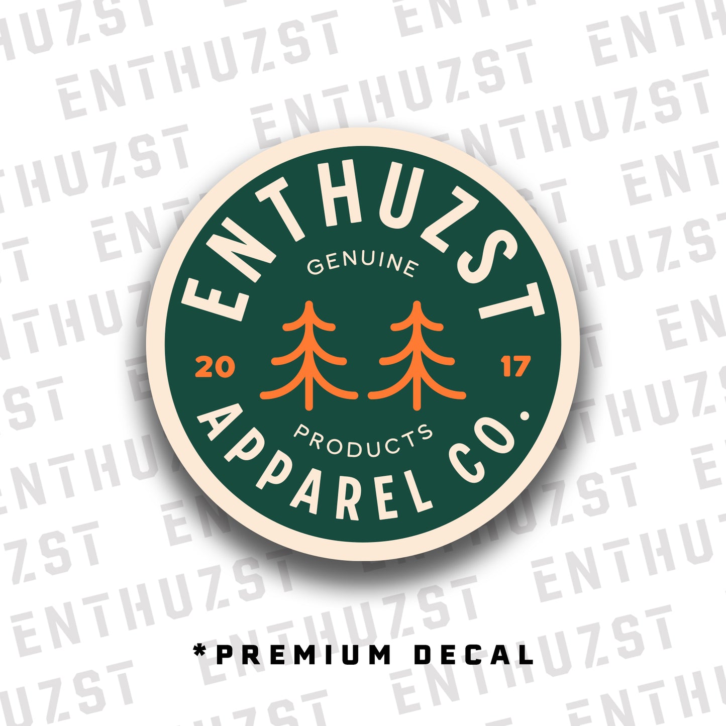 DOUBLE TREE DECAL