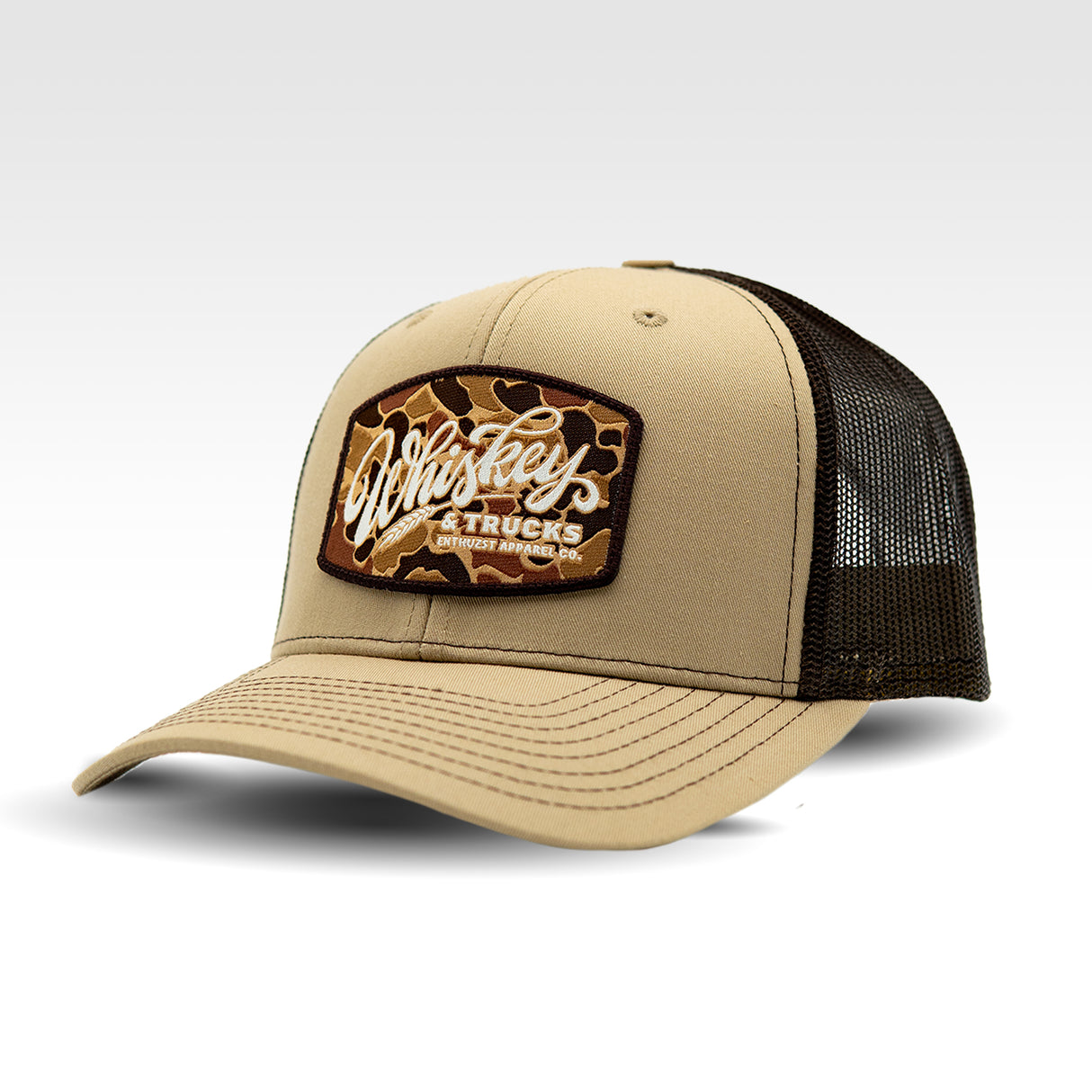 WHISKEY & TRUCKS TRUCKER HAT