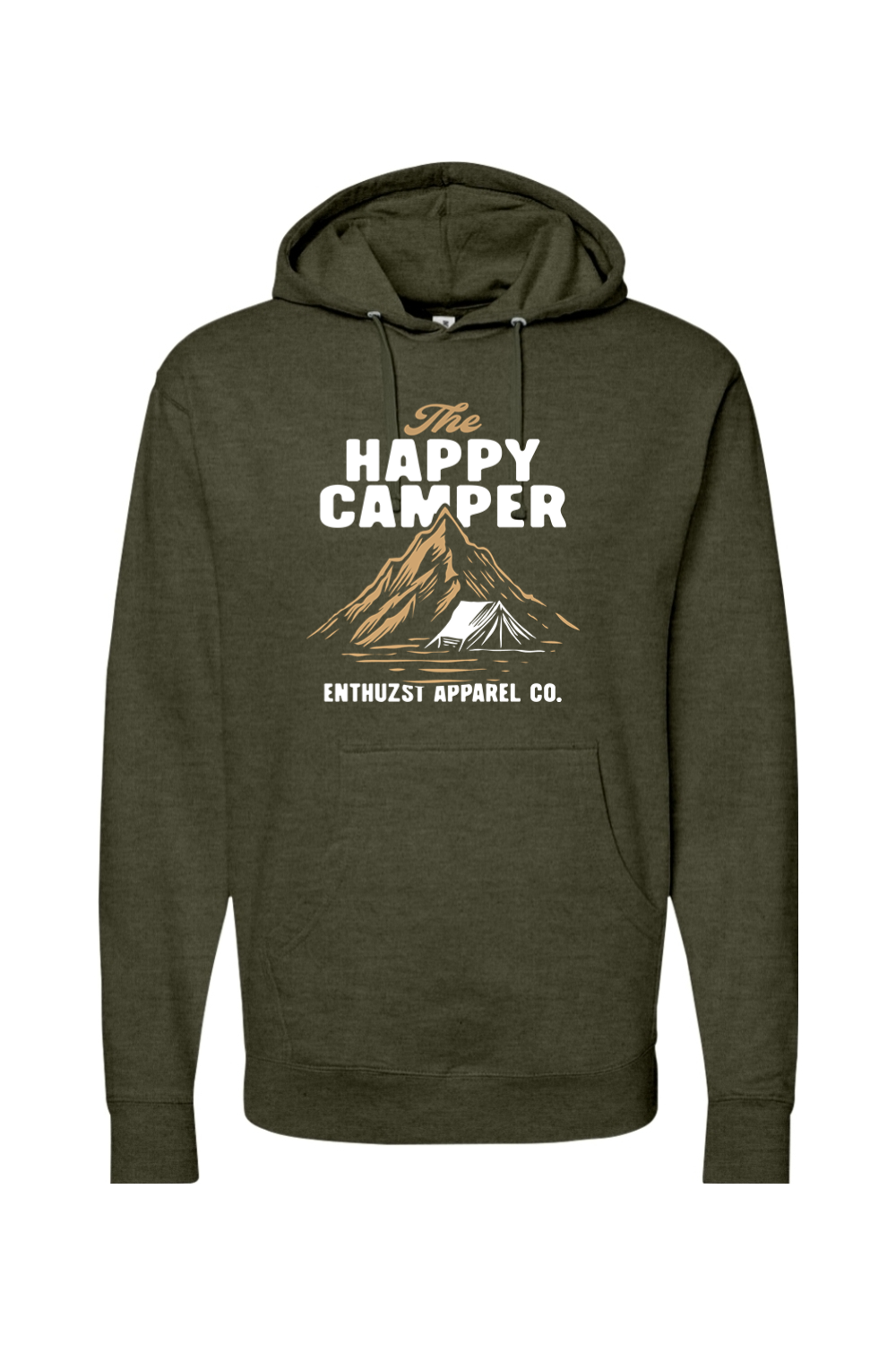 camping hoodie CAMPER HOODIE Army Heather / L