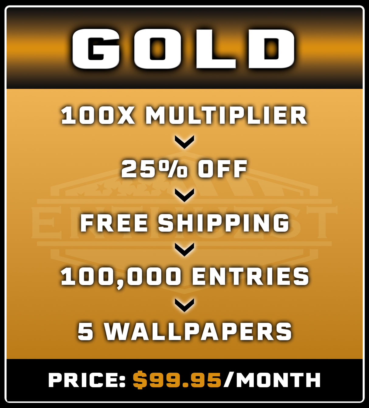 ENTHUZST GOLD V.I.P.