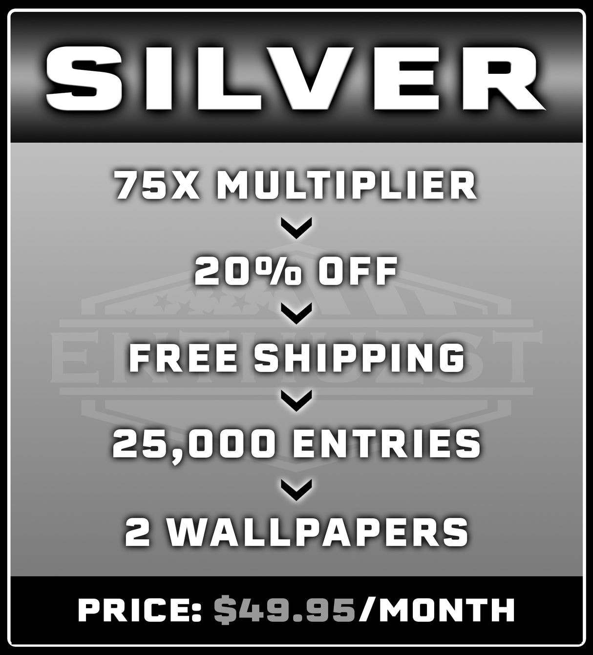 ENTHUZST SILVER V.I.P.