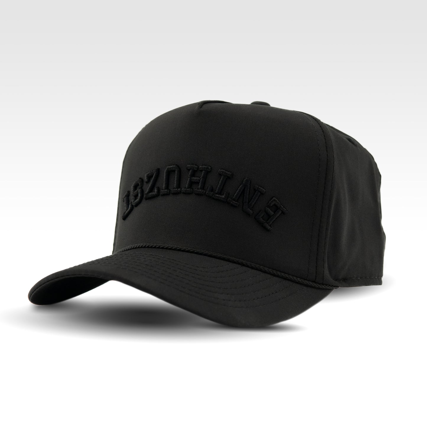 BLACK OUT TRUCKER HAT