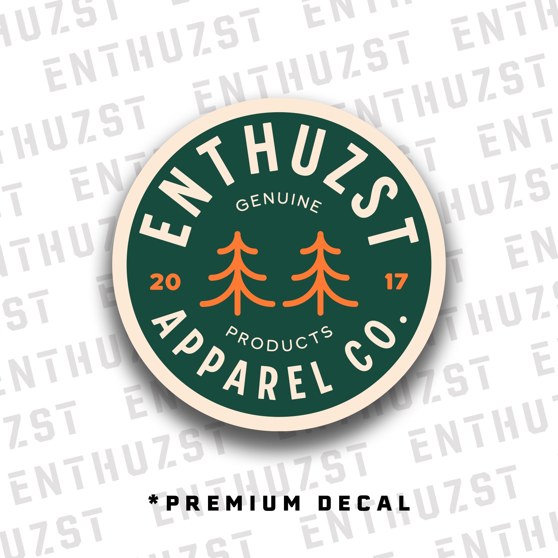 DOUBLE TREE DECAL