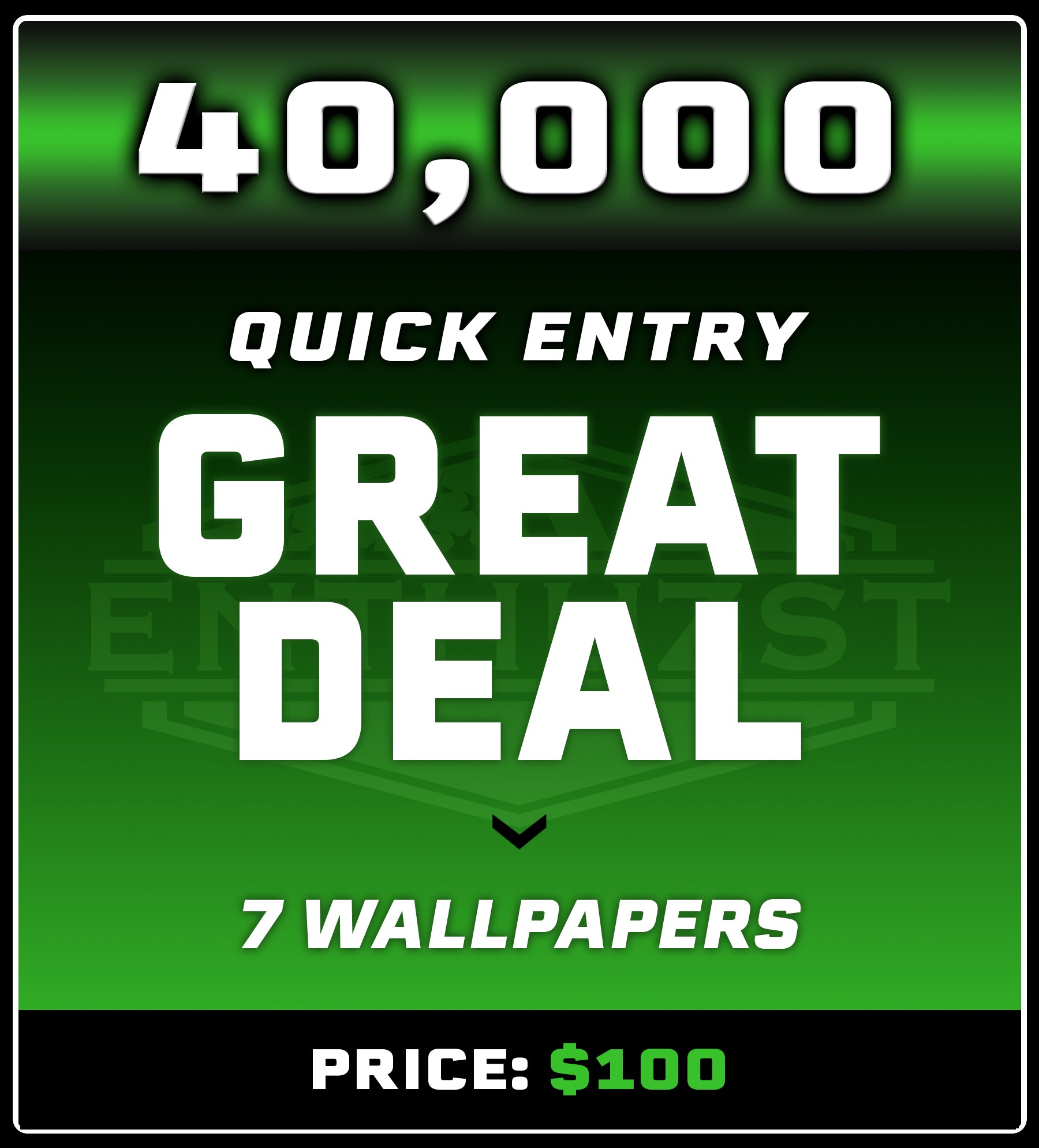 ($100) QUICK ENTRY