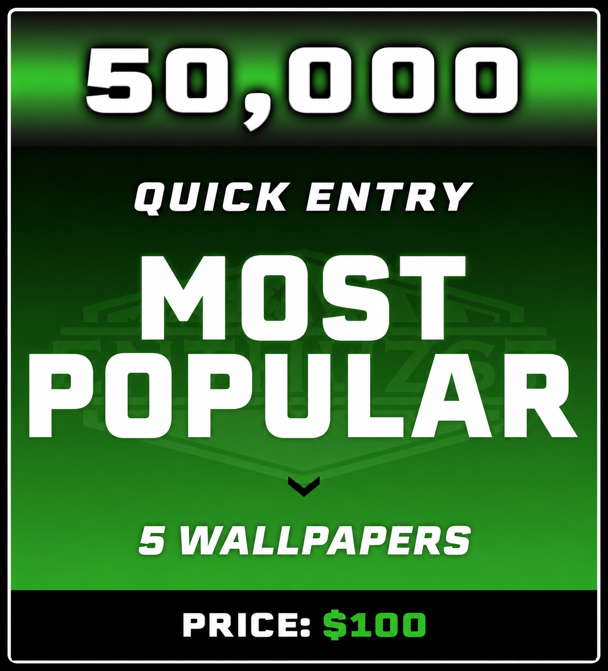 ($100) QUICK ENTRY