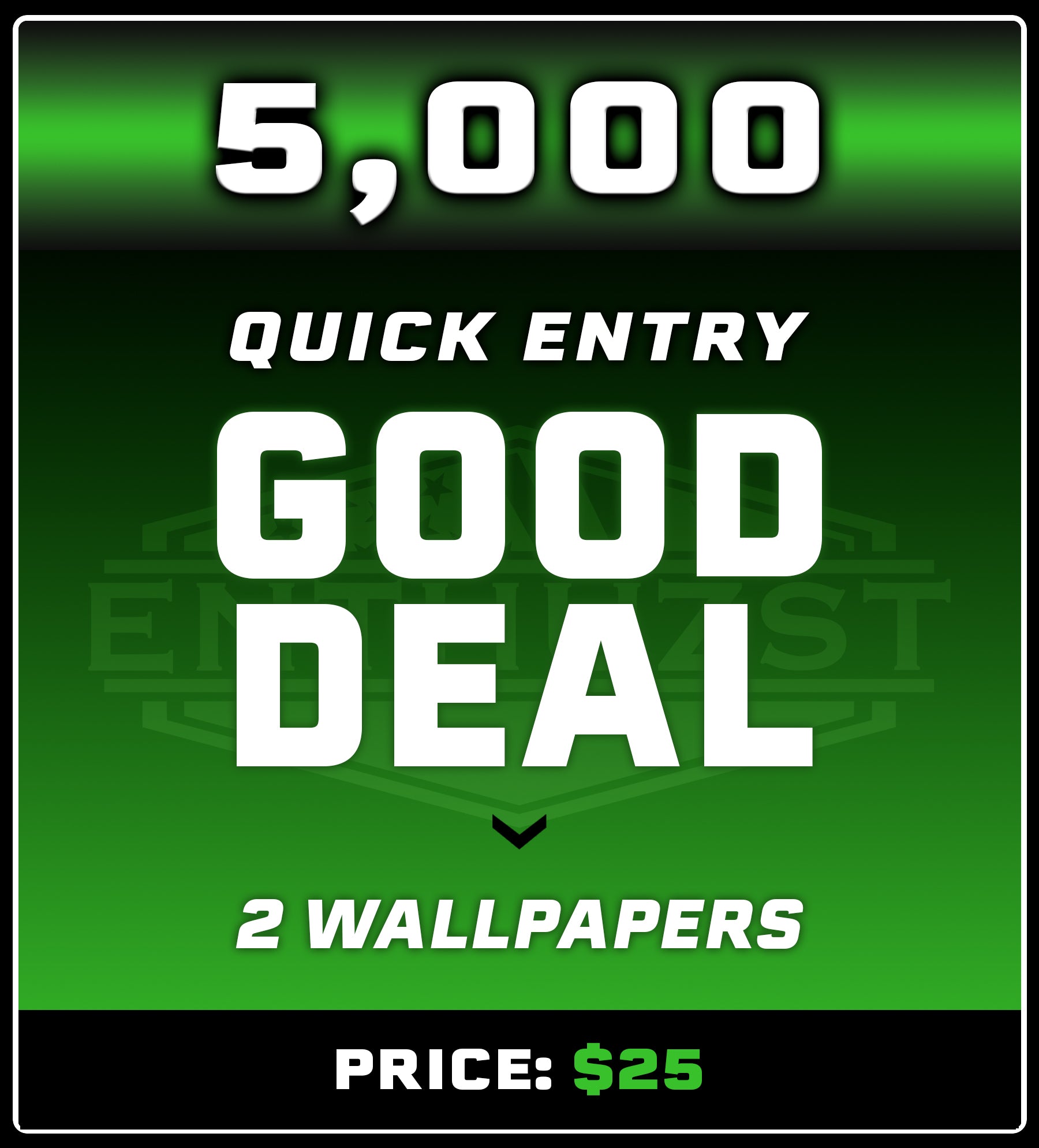 ($25) QUICK ENTRY