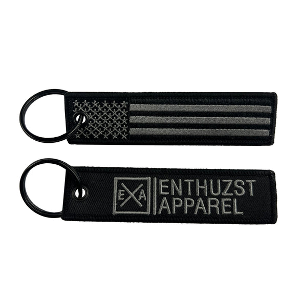 Grey Flag - Key Tag