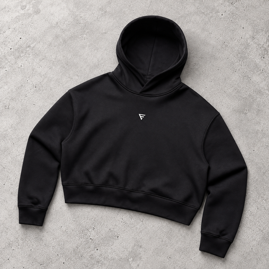 ESSENTIALS WOMEN'S CROP HOODIE