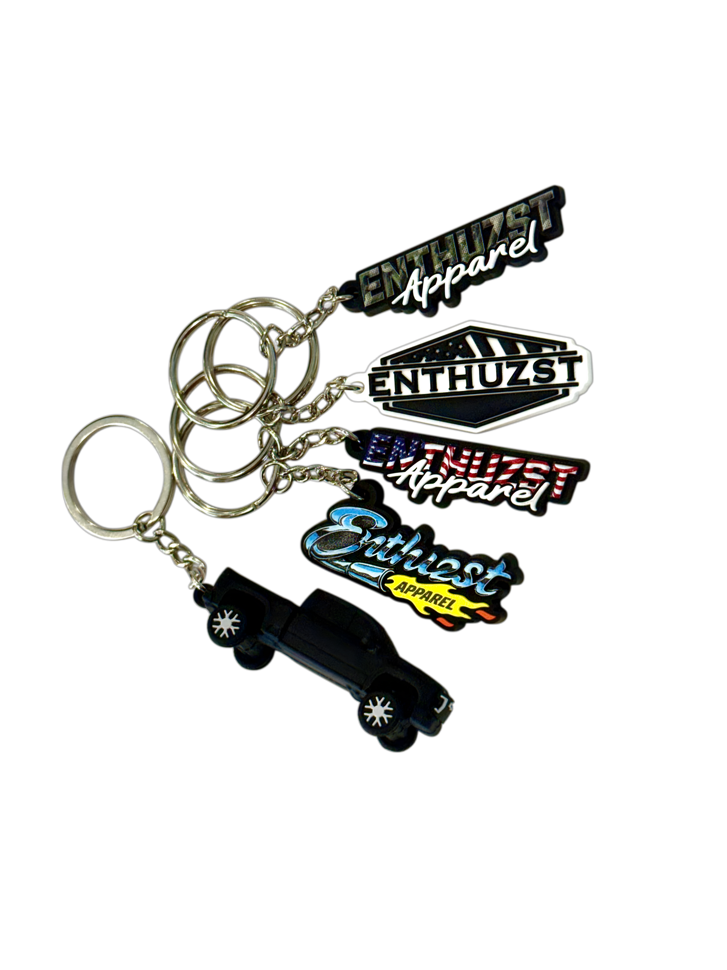 5-PACK KEYCHAINS