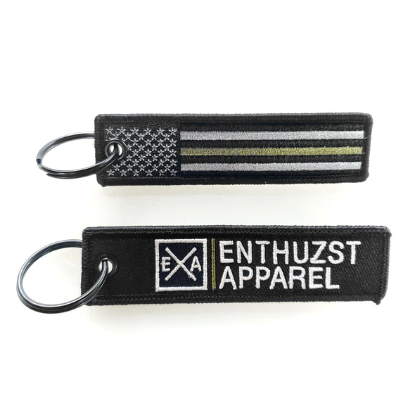 Thin Green Line - Key Tag