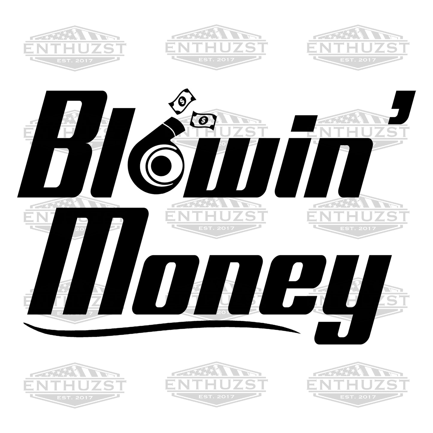 BLOWIN' MONEY DECAL