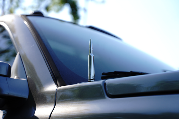 FORD *Polished* .50 Cal Bullet Antenna