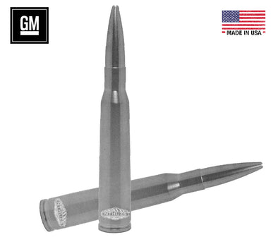 GM (Chevy / GMC) *Brushed* .50 Cal Bullet Antenna